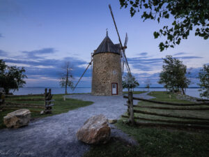 Old stone windmill