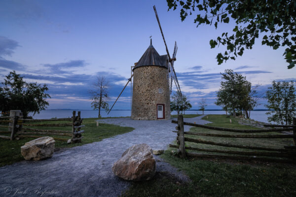 Old stone windmill